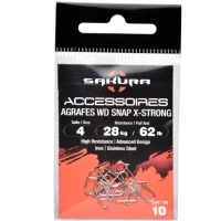 Agrafe Rapide Sert Wd Snap X-strong Nickel, Nr.4, 28kg, 10buc/plic Agrafe Rapide Sert Wd Snap X-strong Nickel, Nr.4, 28kg, 10buc/plic