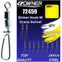 Vartej Agrafa Owner Amaz 72459 Sinker Hook W Crane, 10.3kg, Nr.18, 10buc/plic Vartej Agrafa Owner Amaz 72459 Sinker Hook W Crane, 10.3kg, Nr.18, 10buc/plic