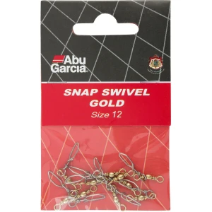 Agrafa ABU GARCIA Snap Swivels Gold, Nr.10, 10buc/pac
