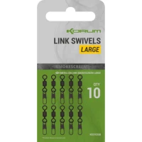 Agrafa Cu Vartej KORUM Smokescreen Link Swivels Large, 10buc/pac