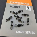 Vartej Orange Swivels Romb Negru Mat, No.4, 10buc/pac Vartej Orange Swivels Romb Negru Mat, No.4, 10buc/pac