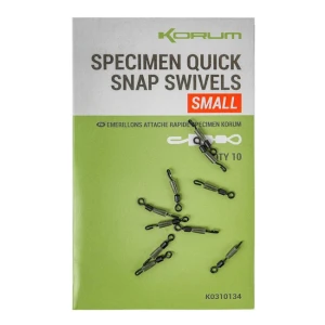 Vartej cu Agrafa Rapida Korum Quick Snap Swivels Small Vartej cu Agrafa Rapida Korum Quick Snap Swivels Small