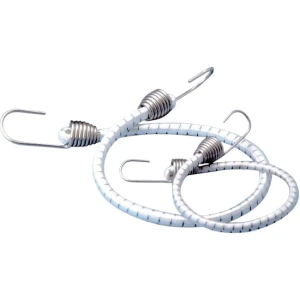 Coarda Elastica cu Carlige din Otel Inoxidabil TREM, 8mm, 50cm