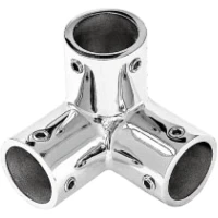 Conector 3 Cai Din Inox Aquinox, 25mm
