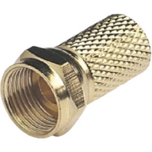 Conector F Tata ALLROUNDMARIN V9144, Placat cu Aur