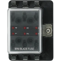 Cutie Mini Pentru Sigurante Auto Cu Led Allroundmarin, 6 Circuite