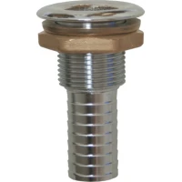 Racord Trecere prin Bord ALLROUNDMARIN 1 1/4", cu Stut, Alama Cromata