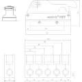 Sistem de Prindere EASYLOCK Mini, 6-10mm, Dublu