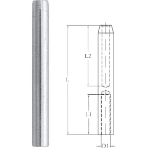 Terminal Mini pentru Sertizare AQUINOX, 4x60mm, Filet Stanga