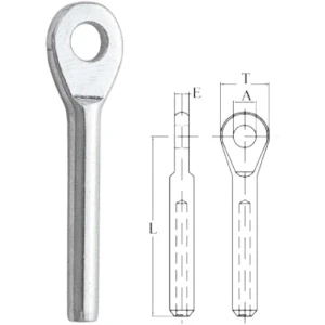 Terminal cu Ochi pentru Cablu AQUINOX 8mm