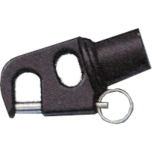 Terminal pentru Tangon Spinnaker PFEIFFER MARINE, 25x2mm, Negru
