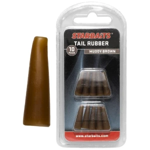 Con Plumb Pierdut STARBAITS Tail Rubbers, Maro, 10buc/pac
