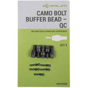 Korum Bolt Buffer Bead QC, Camo, 5buc/plic