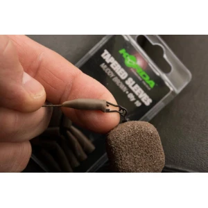 Manson Protectie Agrafa / Vartej Korda Tapered Silicon Sleeves, 10buc/plic, Muddy Brown Manson Protectie Agrafa / Vartej Korda Tapered Silicon Sleeves, 10buc/plic, Muddy Brown