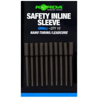 Tije Plumb KORDA Safety Inline Sleeve Nano Tubing/Leadcore, Small, 10buc/pac