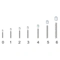 Opritoare Spirala STONFO Molla Di Stop 276-5, Size 5, Diam. 1.00mm, 6buc/pac Opritoare Spirala STONFO Molla Di Stop 276-5, Size 5, Diam. 1.00mm, 6buc/pac