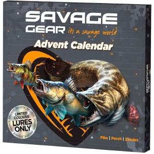Calendar SAVAGE GEAR Predator 2025 Xmas Fishing Gift, 24buc/pac