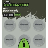 Fox Rage Predator Bait Poppers, Medium, Natural, 8buc/pac