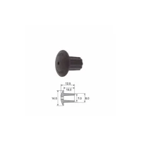 Fuji Butt Plug Dop Cauciuc Cotor 8mm/14mm
