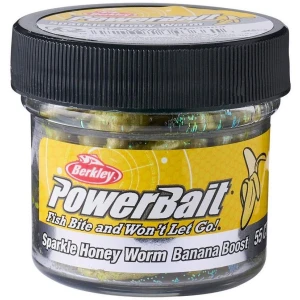 Larve Berkley Powerbait Honeyworm, Natural/Scales, 2.5cm, 55buc/cutie