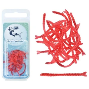 Larve Libelula BARACUDA Artificiale, Red, 20buc/pac