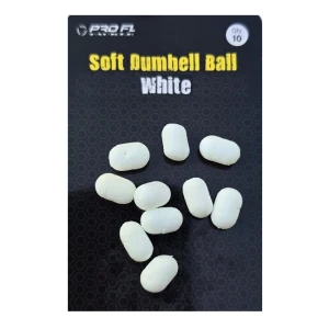 Pop Up Artificial PRO FL Dumbell, Alb, 6x10mm