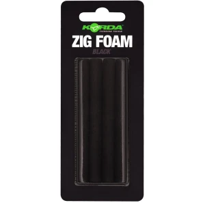 Spuma Flotanta KORDA Zig Foam, Negru, 8mm, 4buc/pac
