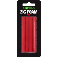 Spuma Flotanta Korda Zig Foam, Rosu, 8mm, 4buc/pac