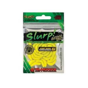 VIERME TRABUCCO ARTIFICIAL SLURP BAIT MAGGOT GALBEN GLITER