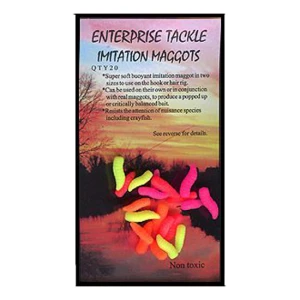 VIERMI ARTIFICIALI ENTERPRISE ET MIXED FLUORO IMITATION MAGGOTS