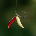 Viermi Artificiali KORUM Floating Grubs Imitation Maggots, White, 40buc/pac