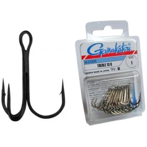 Ancora Gamakatsu Treble 13B Hooks Nr.2/0, 10buc/pac Ancora Gamakatsu Treble 13B Hooks Nr.2/0, 10buc/pac
