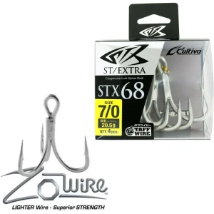 Ancore Triple CULTIVA STX-68TN 5668 Taff Wire, Nr.6/0, 4buc/pac