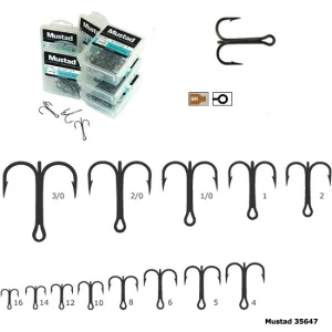 ANCORA MUSTAD TRIPLA BRONZ ROTUNDA NR 10