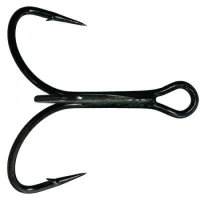 Ancora Mustad Tripla Scurta Ultrapoint KVD, Nichel, Nr.1 6buc/plic     