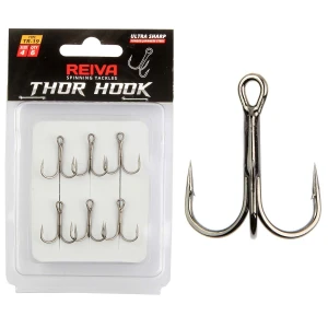 Ancora Reiva Treble Hook TR-19 Nr.8, 6buc/pac Ancora Reiva Treble Hook TR-19 Nr.8, 6buc/pac