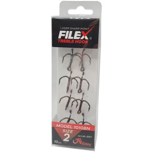 Ancora Tripla Filfishing Black Nickel 1001, Nr.8, 10buc/pac Ancora Tripla Filfishing Black Nickel 1001, Nr.8, 10buc/pac