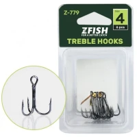 Ancore Triple Zfish Triple Hooks, Nr.2, 6buc/pac