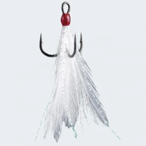 Teaser BKK Ancora cu Pene Naturale, Spear 21 SS, White, Nr.6, 3buc/pac