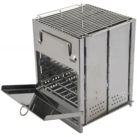 Gratar Cattara Pliabil Cube Pentru Lemn TT13001