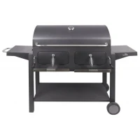 Gratar Pe Carbuni CATTARA Royal Grande 3XL, 84x42cm, Mobil, Capac, 2 Tavi Carbune - TT13047
