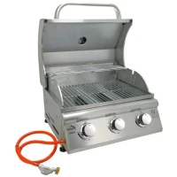 Gratar Table Top Pe Gaz CATTARA Garden, 9.6kw, Inox - TT14100