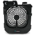 Ventilator Portabil + Baterie Externa Wolf Voltair Portable Fan & Powerbank, Black
