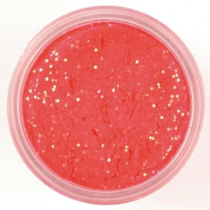 Pasta BERKLEY PowerBait EU Glitter Trout Dough, Fluo Red Glitter, 50g