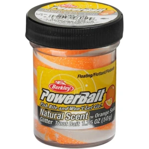 Pasta Flotanta Berkley PowerBait Natural Trout Bait Fruits, Orange Soda