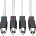 Cablu RCA Marin pentru Amplificator DS18 MOFCR-25FT, 2 Canale, 7.6m