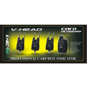 Set Avertizoare Carp Academy V-Head 3+1  Set Avertizoare Carp Academy V-Head 3+1