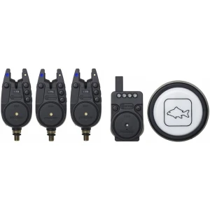 Set Avertizoare PROLOGIC C-Series Pro Alarm Set Fishing Bite Alarm Blue, 3+1+1