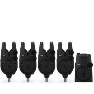 Set Statie + Avertizori AVID CARP VTX 4+1 Bite Alarm Set