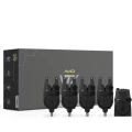 Set Statie + Avertizori AVID CARP VTX 4+1 Bite Alarm Set